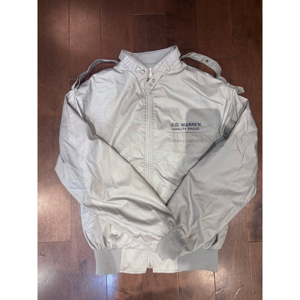 Vintage Swingster SD Warren Quality Proud Workwear Jacket Gray Full Zip XL